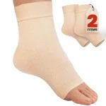 1 Ankle Compression Sleeve,Plantar Fasciitis Braces,Open Toe Compression Socks for Swelling,Sprain,Neuropathy,Foot Arch Sup (New)