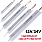 DC12V 24V Ultrathin Switching Power AC 220V LED Driver Power Supply Lighting Transformer For (New)