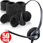 50-Thickened Foam Ear Pads Replacement Cushions Cover Headphone Sponge (New)