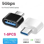 46027 PCS Universal Type-C to USB 2 OTG Adapter (New)