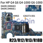 HSTNN-Q72C DA0R13MB6E0 HP Pavilion G4-1000 G6 Notebook Mainboard 636373-001 (New)