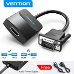 Vention VGA to HDMI Adapter 1080P VGA Male to HDMI (New)