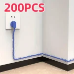 200 10 Clear Plastic Cable Clips Transparent Wire Organizers for Wall & Desk Cable (New)
