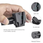 Battery V-Mount Clamp FOMITO V-Mount Battery Clamp Clip Holder Quick Release Plate (New)