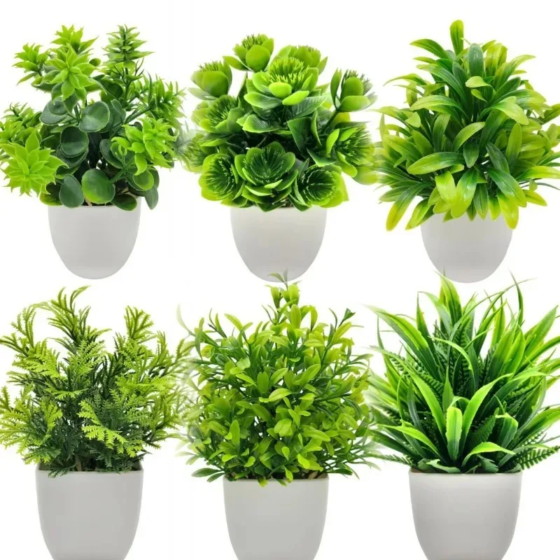 Sccf52ba18833450d9d67f17a6c21c4cfE 1 Artificial Plant with Plastic Pot for Home Office Desk Living Room Bedroom (New) - Image 1