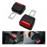 2 Car Safety Belt Buckle Extension Clip Thick Socket Two Piece Car Extender (New)