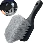 Car Tire Wheel Rim Cleaning Brush Detailing Brushes Wash Towel Kit Universal Wheel (New)