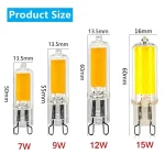 10 1 G9 LED Light Bulb AC110V 220V Energy Saving Bulb Super Bright Glass Lamp (New)