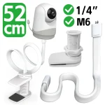 52cm Flexible Monitor Clip No Punching Clip Webcam Stand for (New)
