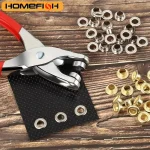 1Set 46026 Inch Grommet Eyelet Plier Set, Eyelet Hole Punch Pliers Kit With (New)