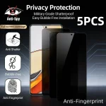 5 Privacy Screen Protector for Xiaomi Redmi Note 12 11 10 13 Pro (New)