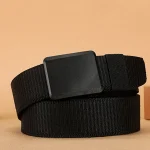 1 Automatic Buckle Nylon Belt Outdoor Hunting Multifunctional Tactical Canvas Belt High (New)