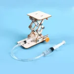 1Set Kids DIY Science Toys Hydraulic Lift Table Model Educational Scientific Experiment Kit (New)