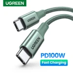 UGREEN PD100W USB C Cable Type C to Type C for Laptop iPhone (New)