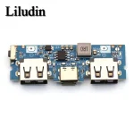 Micro/Type-C USB 5V 2.4A Dual USB 18650 Boost Battery Charger Board Mobile Power Bank Accessories For Phone DIY (New)