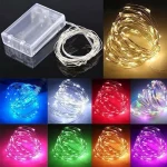 1Pack Fairy Light String Led Copper Wire String Light 1 2 3 5 10M Battery Powered For (New)