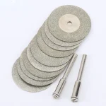 10 30mm Diamond Cutting Discs Cut Off Mini Saw Blade with 2 Connecting (New)