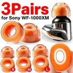 1-3Pairs Sony WF-1000XM6/5/4/3/2 Memory Foam Earplugs Ear Tips Replacement (New)