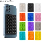 Sticky Grippy Suction Phone Case Mount Sillicon Adhesive Phone Accessory (New)