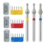 5 Dental Diamond Burs 893 507 023 Medium Fine Extra Fine for High Speed Handpiece (New)
