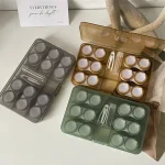 6 in 1 Contact Lens Case Transparent Eye Contacts Storage Box with Tweezer for Beauty (New)