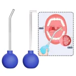 Tonsil stone cleaning kit set | 15 Â° 90 Â° curved glass tube manual suction (New)
