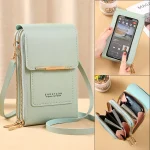 Women Crossbody Shoulder Bags Wallets Touch Screen Cell Phone Purse Soft Leather Strap (New)