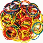 100 200 Pieces Cassette Type Multi color Rubber Band Diameter 38mm For Office Supplies School (New)