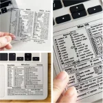1 3 Keyboard Shortcut Stickers for Word Excel Windows MAC OS Letter Graphic Laptop (New)