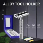 Double Edge Safety Razor for Unisex Safety Razor with a Delicate Box Holder (New)
