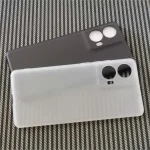 black white matte cover tpu phone case guard on (New)