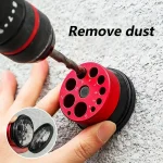 Red Dust Extractor Attachment for Impact Drills   Removes Dust and Debris During (New)