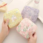 Period Bag Menstrual Cup Pouches Sanitary Napkin Storage Bags Portable Feminine Care Pouch (New)