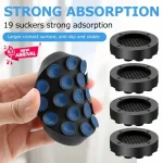 4 Suctions Universal Anti Vibration Feet Pads Washing Machine Rubber Foot Mat (New)