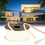 110V 220V Cob LED Tape Outdoor Waterproof Christmas Decor 5 10 20 30M Neon Led Strip (New)