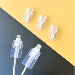 5 Soft Silicone Charger Cable Winder Fast Charging Cable Protector Sleeve for Apple (New)