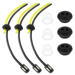 3 Set Universal Grass Trimmer Fuel Line Filter Kit For Brush Cutter Strimmer (New)