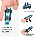 Finger Stabilizer Alloy Finger Splint Brace Fracture Analgesic Joint Splint Fit The Finger (New)