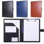 Multifunctional A4 Conference Folder Business Stationery Folder Leather Contract File Folders (New)