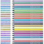 24 Color Metallic Colored Pencils Drawing Sketching Set Painting Colour Pencils Art Supplies (New)