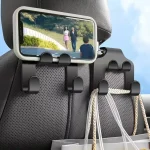 Car Back Seat Hook Hanging Storage Mobile Phone Holder Stand Lazy Rear Seat (New)