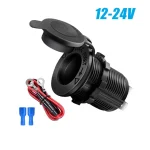 Cigarette Lighter Socket Car Marine Motorcycle ATV RV Lighter Socket Power Outlet Socket (New)