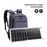 5V Flexible Solar USB Charger Photovoltaic Power Soft Panel Emergency Outdoor Charger for (New)