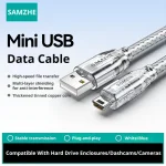 SAMZHE Mini USB Data Cable T-Port Connection Charger Suitable for (New)