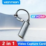 Vention Video Capture Card 4K HDMI to USB3.0/Type C HDMI (New)