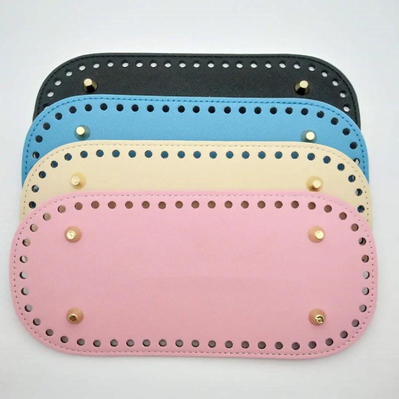 Sd4ccd177354449e2be92ffa7d3e31881X 22x10cm Long Bottom for Knitted Bag PU leather Bag Base Handmade Bottom With (New) - Image 1