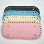 22x10cm Long Bottom for Knitted Bag PU leather Bag Base Handmade Bottom With (New)