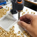 900 550 200 Brass Heat Set Threaded Inserts M2 M3 M4 M6 for 3D Printing Plastic Component Knurled Copper (New)