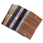 Portable Multi Slot Card Holder Organizer PU Leather Wallet Money Bag Coin Purse (New)