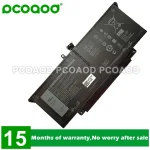 7.6V 52Wh 6500mAh Mode JHT2H 7CXN6 HRGYV T3JWC XMT81 Battery Dell Latitude (New)